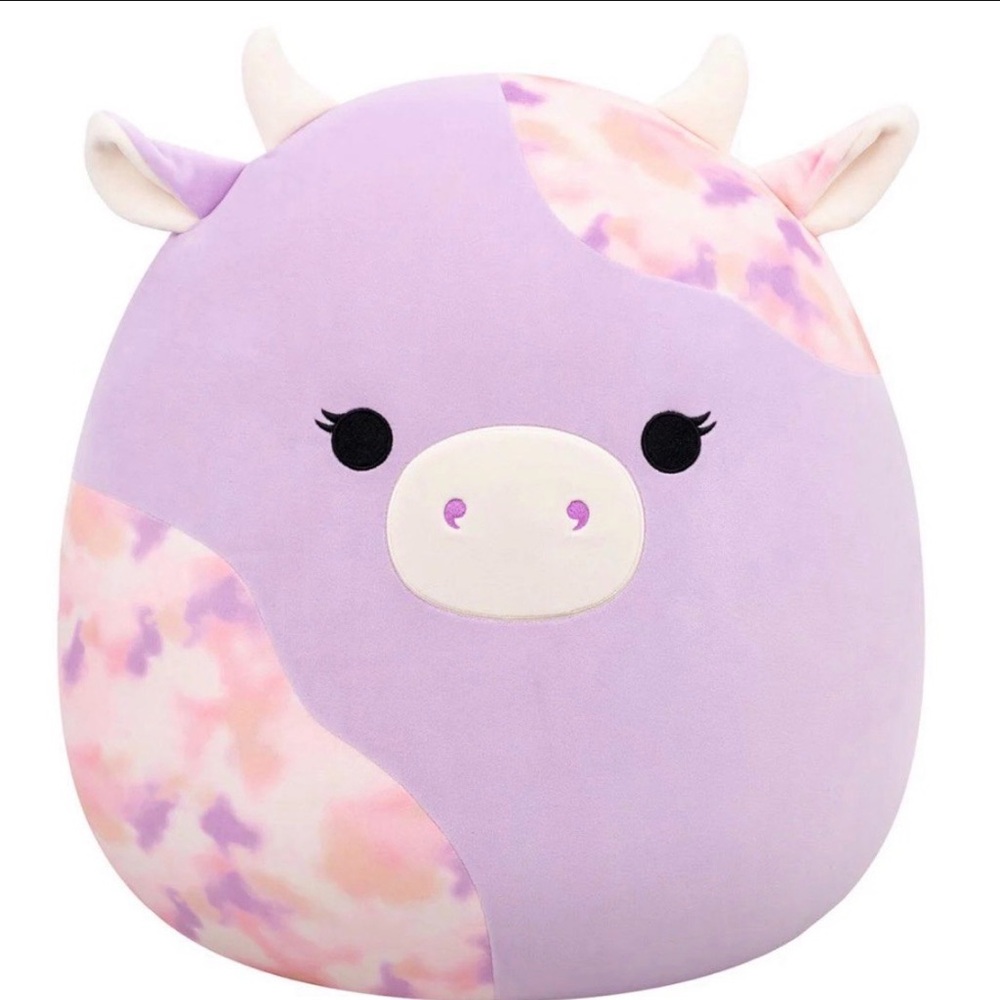 Li Squishmallows Original Suri the Pink Tie-Dye Cow 20 Inch Jazwares NEW